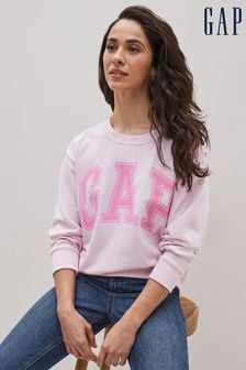 Gap Pink Logo Crew Neck Sweatshirt (K44479) | €22