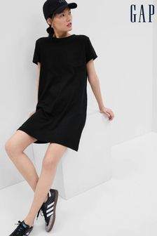 Gap Black Pocket Detail T-Shirt Short Sleeve Dress (K44500) | €12.50