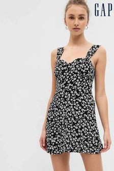 Gap Black Floral Sleeveless Mini Dress (K44731) | €22.50