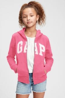 Gap Pink Logo Zip Up Hoodie (K45030) | 38 €