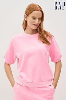 Gap Neon Pink Short Sleeve Crew Neck Sweatshirt (K45323) | €18.50