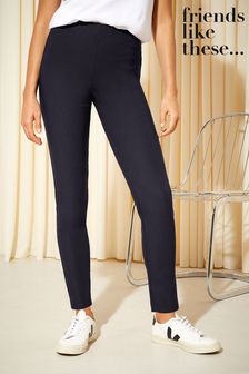 Friends Like These Navy Blue Blue Sculpting Stretch Trousers (K45358) | €41