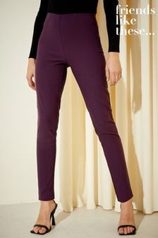 Friends Like These Burgundy Red Comfort Stretch Trousers (K45359) | 40 €