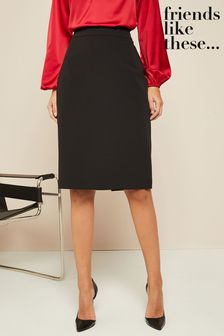 Friends Like These Tailored Pencil Skirt