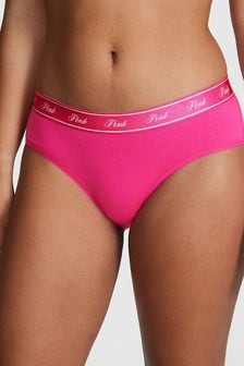 Victoria's Secret PINK Enchanted Pink Cotton Logo Hipster Knickers (K45499) | €14