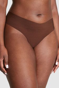 Victoria's Secret PINK Ganache Nude No Show Thong Knickers (K45552) | kr117