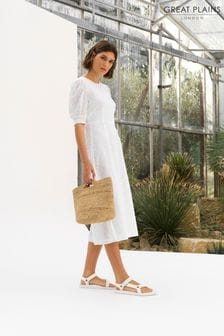 Great Plains Daisy Embroidery Midi Dress (K45861) | 269 zł