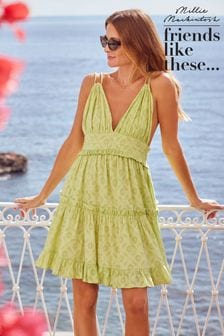 Friends Like These Green Strappy Swing Dress (K46278) | €23