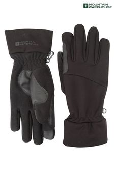 Mountain Warehouse Black Softshell Womens Touchscreen Gloves (K46456) | 37 €