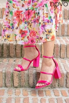 Novo Pink Montague Block Heel Sandal (K47688) | 32 €