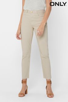 Only mom Jeans taille haute à bords bruts (K47819) | 51€