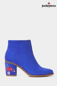 Joe Browns Blue All The Glory Embroidered Ankle Boots (K48148) | 94 €