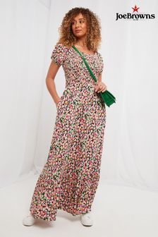 Joe Browns Pink Ellie Shirred Jersey Dress (K48194) | 42 €
