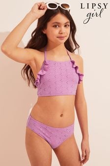 Lipsy Lilac Broderie Bikini (K48783) | $36 - $49