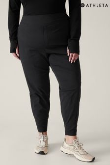 Черный - Легкие спортивные брюки из ткани рипстоп Athleta Trekkie (K48925) | €106