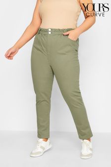 Yours Curve Green Elastic Waist Mom Jean (K49535) | INR 4,607