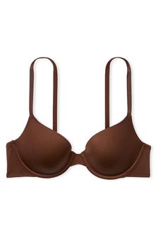 Victoria's Secret PINK Ganache Brown Nude Smooth Lightly Lined Bra (K49724) | kr530