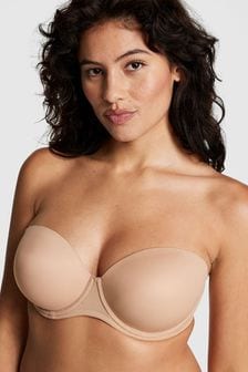 Victoria's Secret PINK Praline Nude Smooth Multiway Strapless Push Up Bra (K49728) | kr530