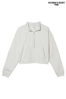 Victoria's Secret PINK Heather Stone Grey  Fleece Sweatshirt (K49806) | €26