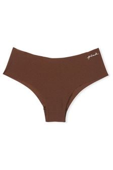 Ganache Nude Brown - Victoria's Secret Pink No Show Cheeky Knickers (K51303) | kr160