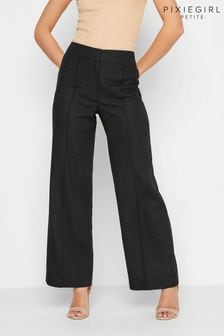 Широкие льняные брюки с добавлением льна Pixiegirl Petite (K51832) | €24