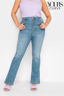 Yours Curve Blue Flare Jean (K51982) | $54