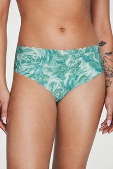 Victoria's Secret Misty Jade Soft Marble Green Scalloped Thong Knickers (K52453) | kr160