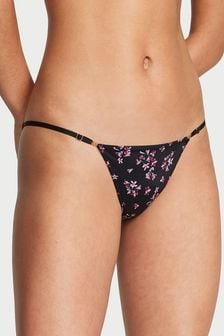 Victoria's Secret Black Floral Bikini Knickers (K53037) | kr260