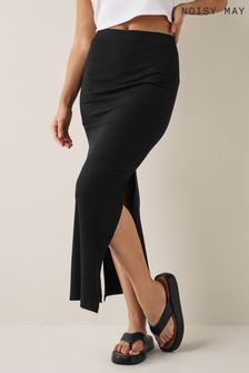 NOISY MAY Black Split Hem Jersey Skirt (K53052) | 24 €