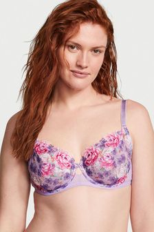 Victoria's Secret Jasmine Purple Embroidered Lace Full Cup Unlined Bra (K54278) | CHF 112