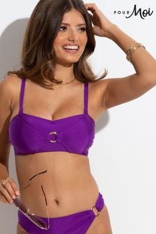 Pour Moi Purple Samoa Strapless Bandeau Underwired Top (K54647) | €18