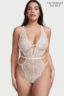 Victoria's Secret Coconut White Strappy Back Lace Body (K54728) | €60