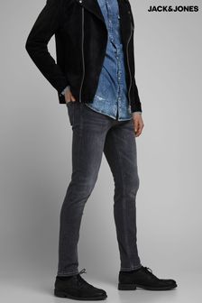 Jeans, schwarz - Jack & Jones Glen Schmal geschnittene Super-Stretch-Jeans (K55057) | 27 €