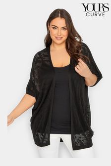 Yours Curve Black Cocoon Cardigan (K55346) | 40 €