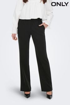 ONLY Stretch High Waist Straight Leg Trousers