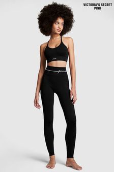 Victoria's Secret PINK Pure Black Long Logo Legging (K56627) | €41