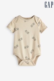 Body cu model grafic Gap din amestec de bumbac organic (K56856) | 54 LEI
