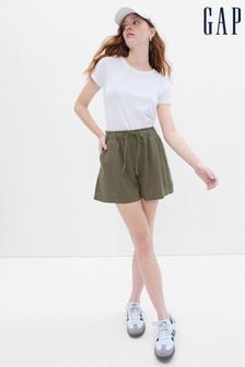 Gap Khaki Green Linen Pull On Shorts (K56950) | 45 €
