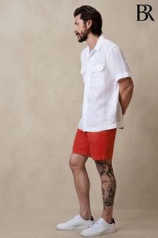 Mens red online dress shorts
