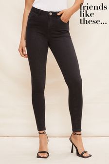 Friends Like These Black Midrise Contour Jeans (K57614) | 46 €