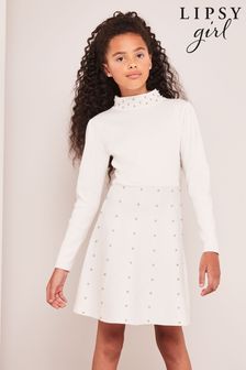 Lipsy Embellished Knitted Dress