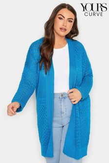 Yours Curve Pointelle Patchwork Cardigan (K58071) | €40