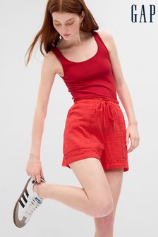 Gap Red Crinkle Gauze Shorts (K58940) | €10.50