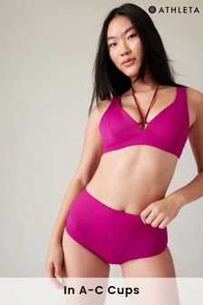 Athleta Purple Alicia Keys A-C Cup Daybreak Plunge Bikini Top (K59035) | €31