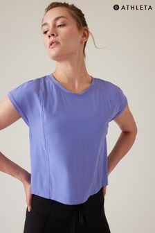 Violett - Athleta Ultimate Hybrid T-Shirt (K59058) | 47 €