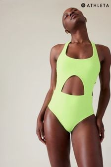 Athleta Green Alicia Keys Daybreak Cut Out Swimsuit (K59068) | €46