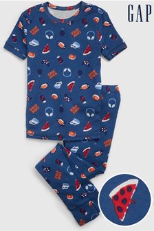 Gap Blue Gamer Graphic Short Sleeve Pyjamas (4-13yrs) (K59142) | 125 zł