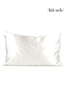 Kitsch Ivory Satin Pillowcase (K59190) | €19
