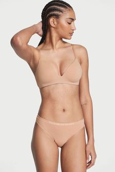 Sweet Praline nude gladko - Brezšivne bikini spodnjice Victoria's Secret (K59449) | €10