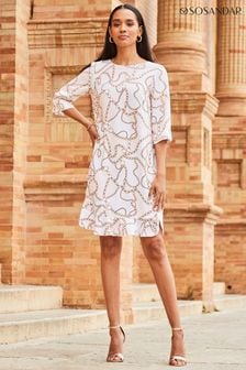 Платье-а-образное платье с оборкой По краю Sosandar (K59954) | €45